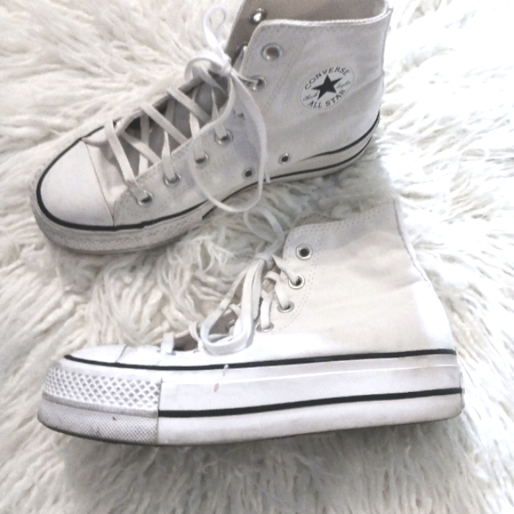 Converse Chuck Taylor All Star High Top Sneakers - White - Picture 4 of 9